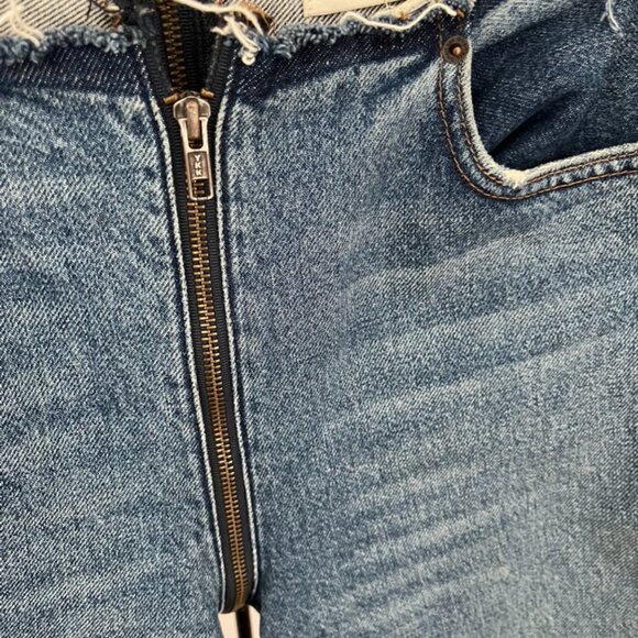 REFORMATION – Zipper Crop Straight Leg Jeans  – Size 27 – Excellent condition - Picture 3 of 10